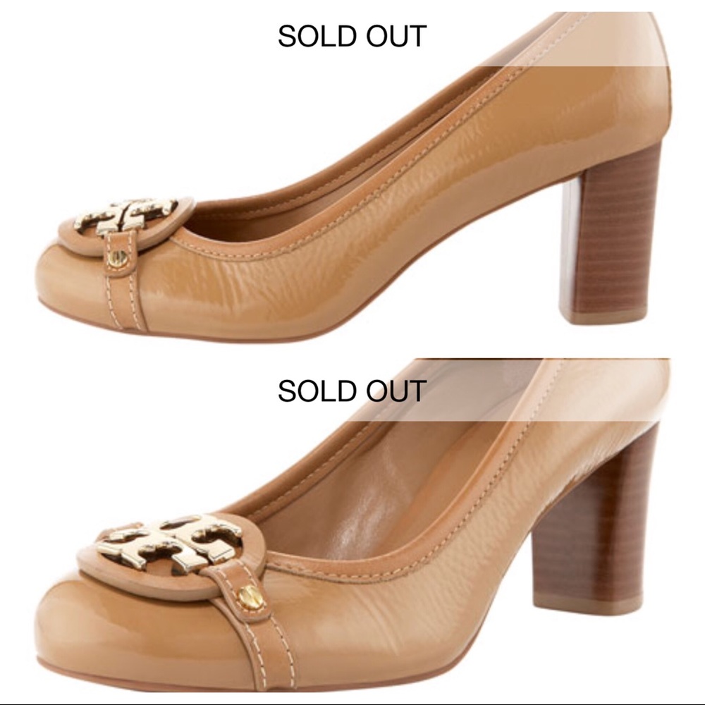 Tory Burch Aaden Pump Size 6.5 Patent Leather Heel